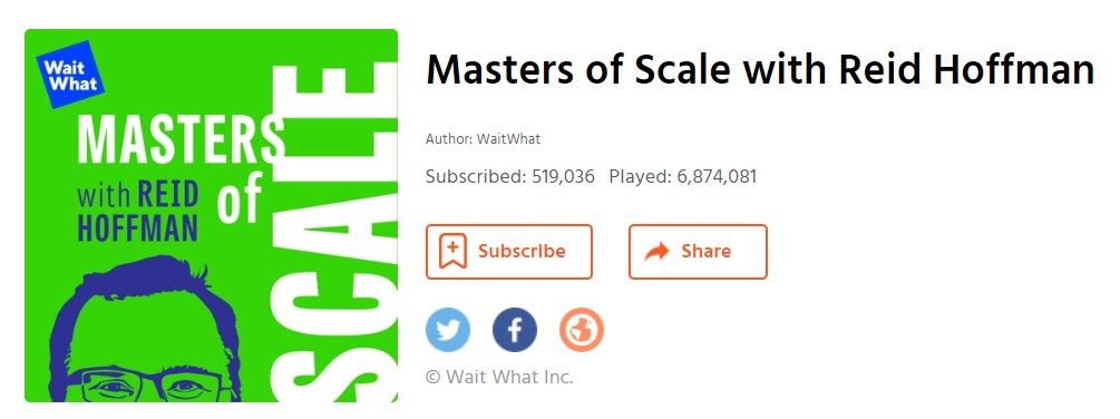 Masters of Scale on Castbox