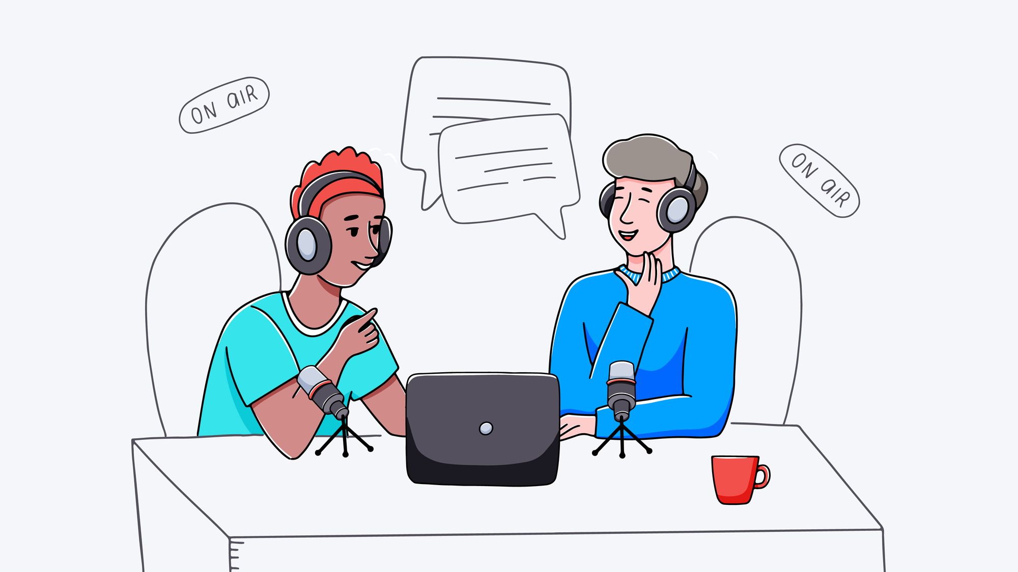 Podcast interview format
