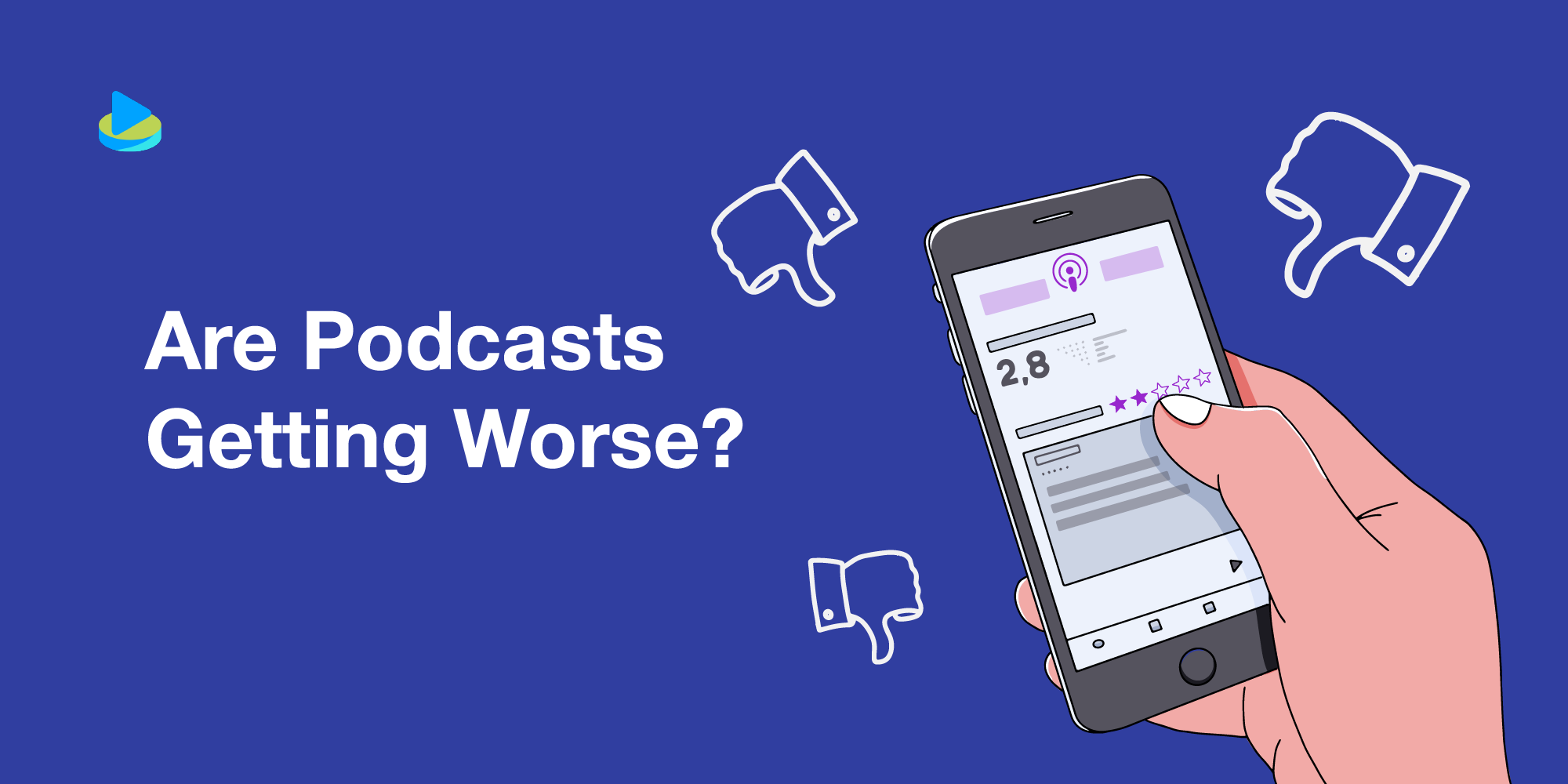 Podcasting is not so far from being twenty years old and since then it’s seen a huge surge — especially in recent years. According to our own data