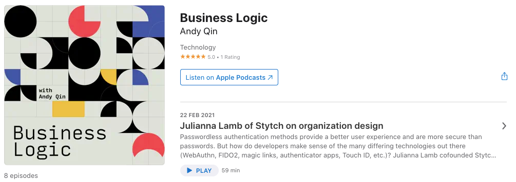 Business Logic podcast cover art