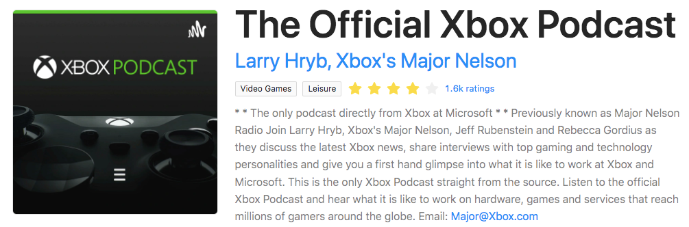 The Xbox podcast on Rephonic