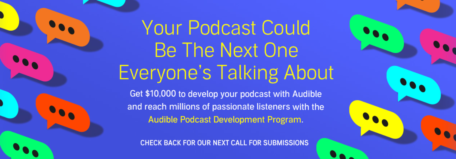 Audible podcast grant