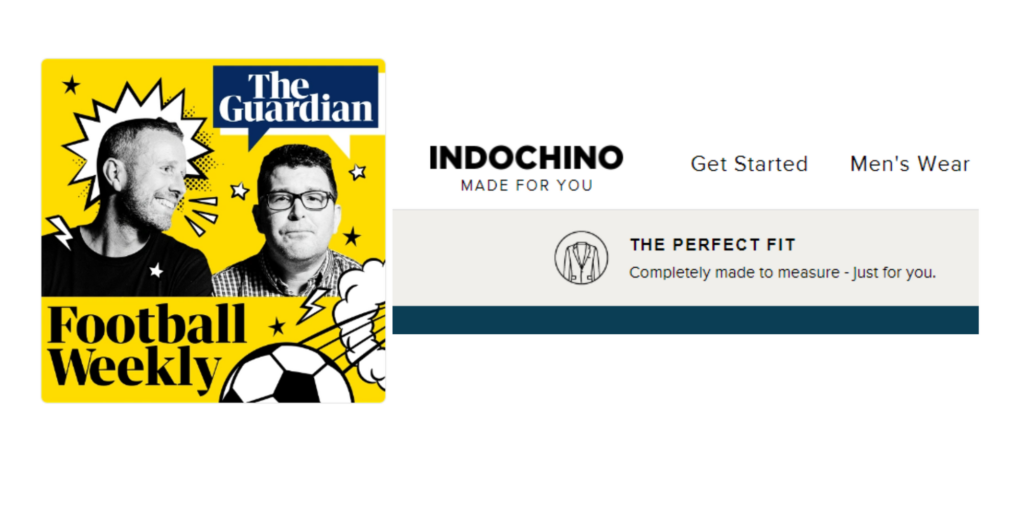 Football Weekly podcast partnership with Indochino