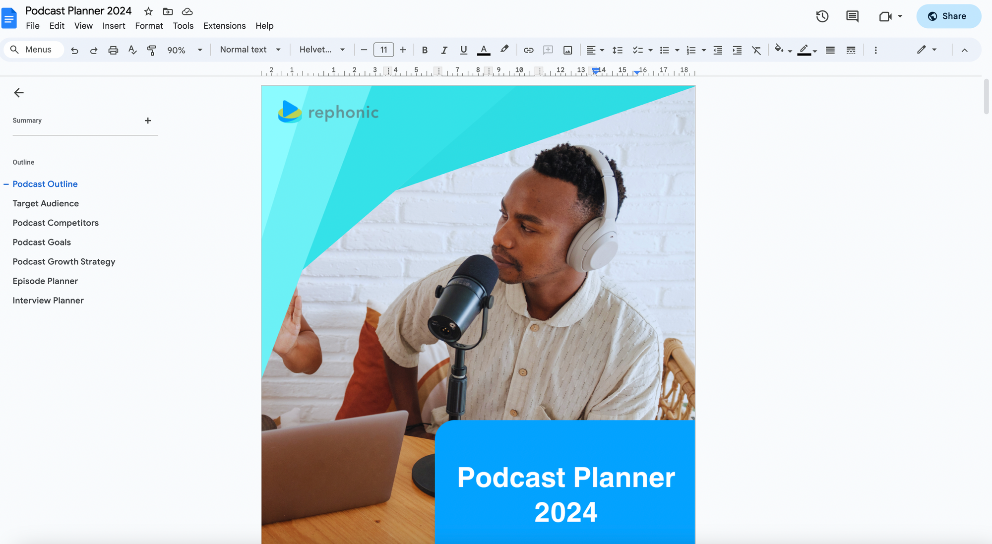 Podcast planner 2024
