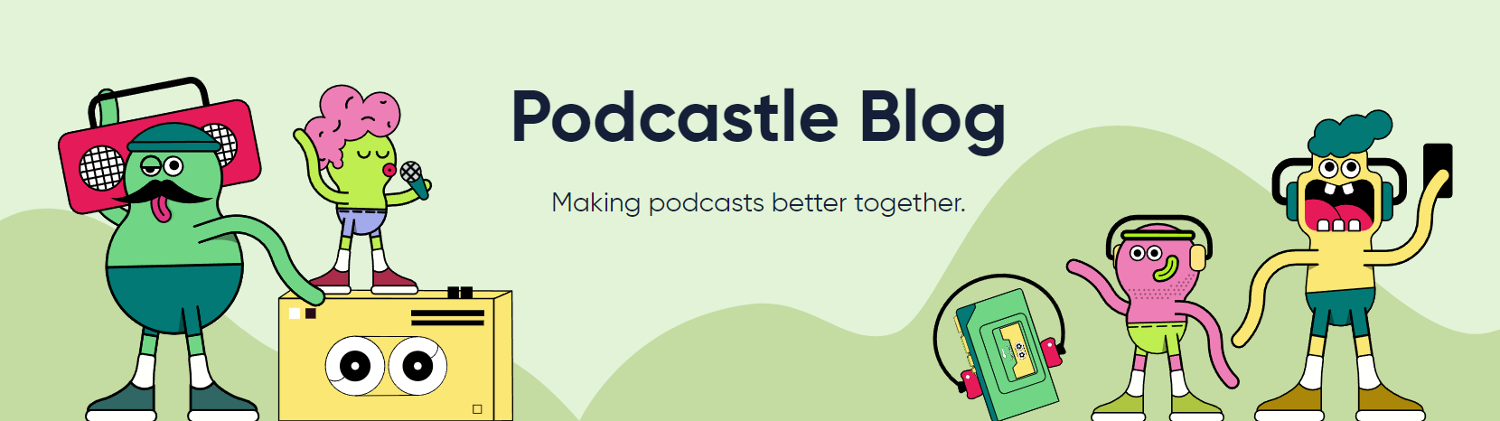 Podcastle podcast blog homepage