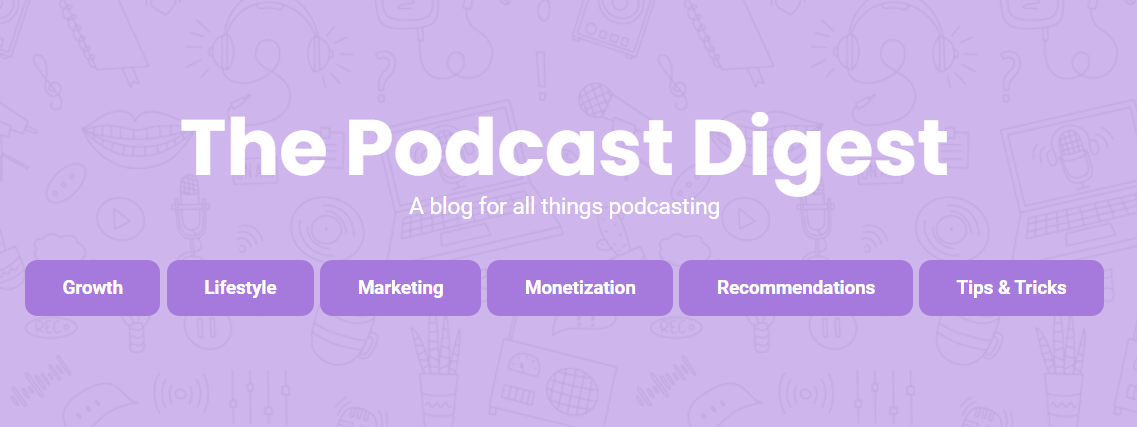 We Edit Podcasts podcasting blog homepage