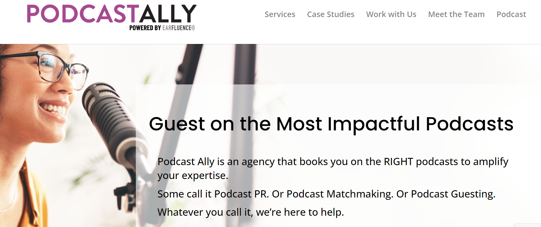 Podcast Ally podcast guest booking agency