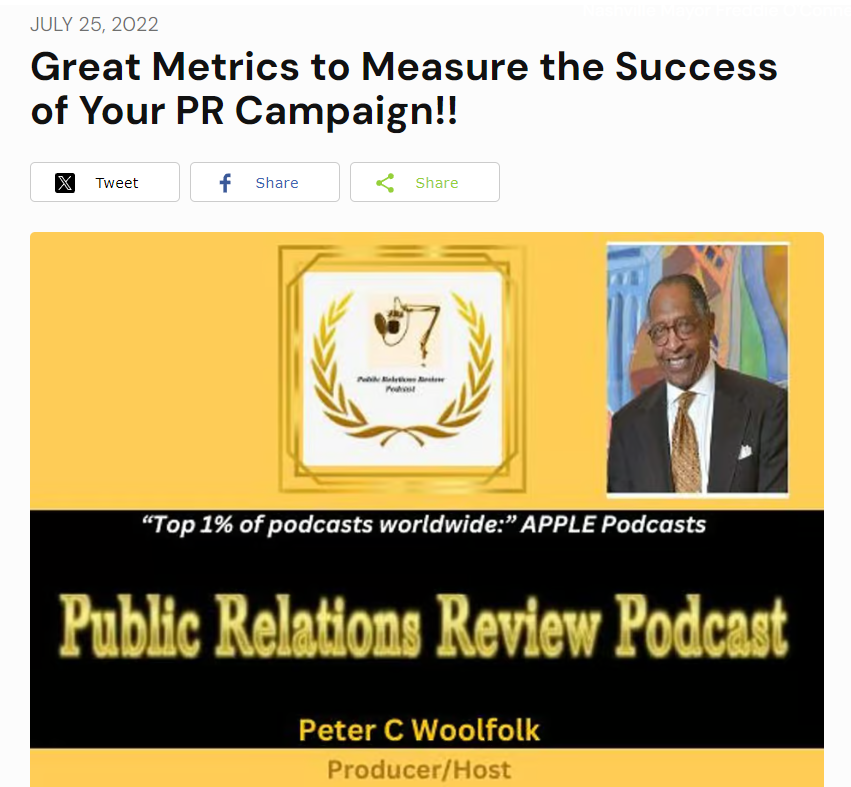 Public Relations Review Podcast