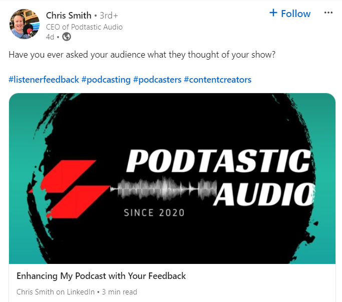Christ Smith of Podtastic