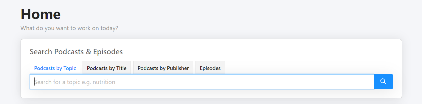 Rephonic podcast search