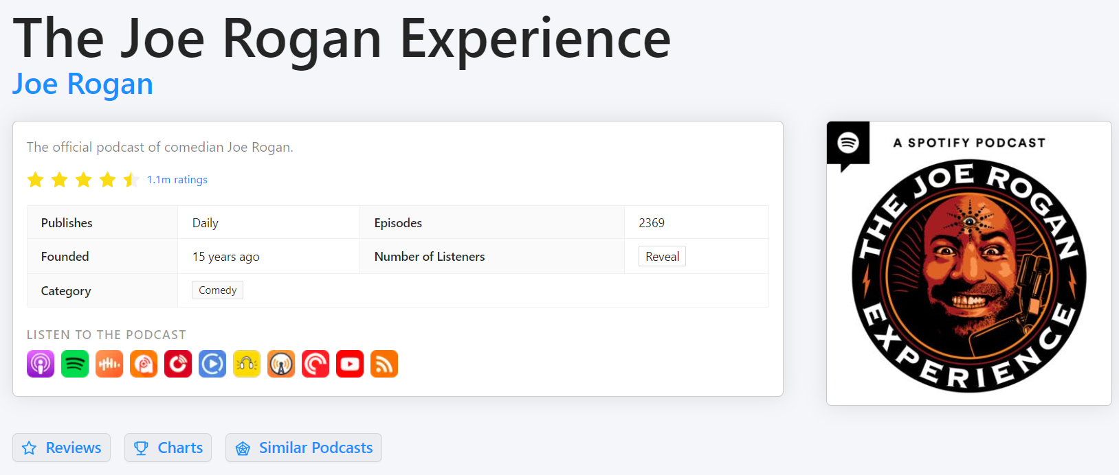 Joe Rogan Experience podcast