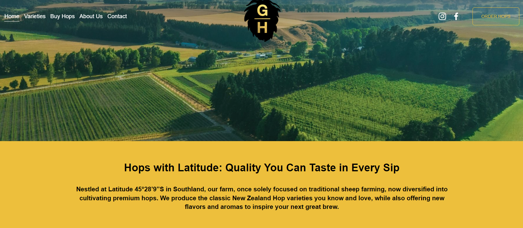 Garston Hops homepage