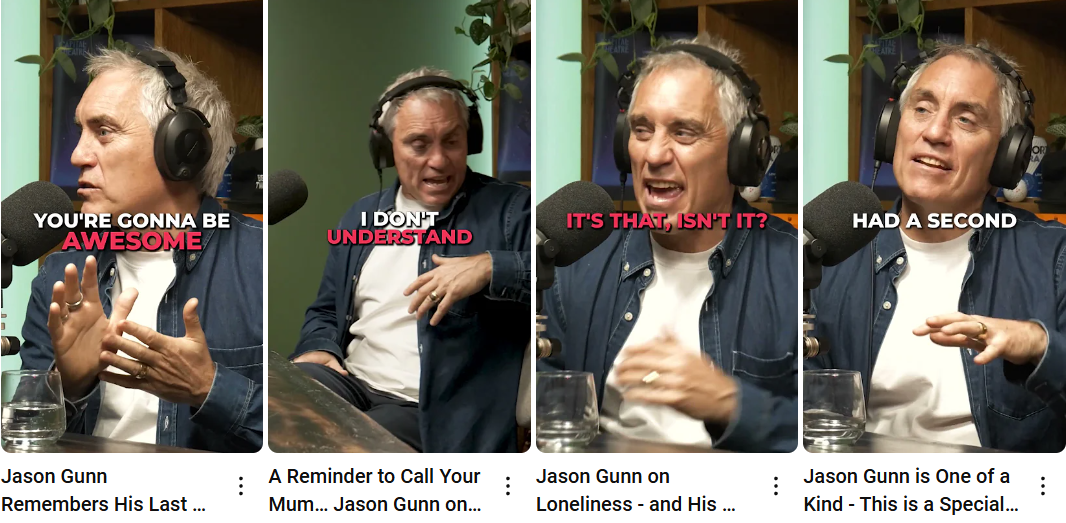 Jason Gunn storytelling on podcasts