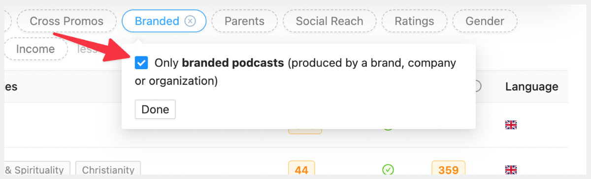 Branded podcasts