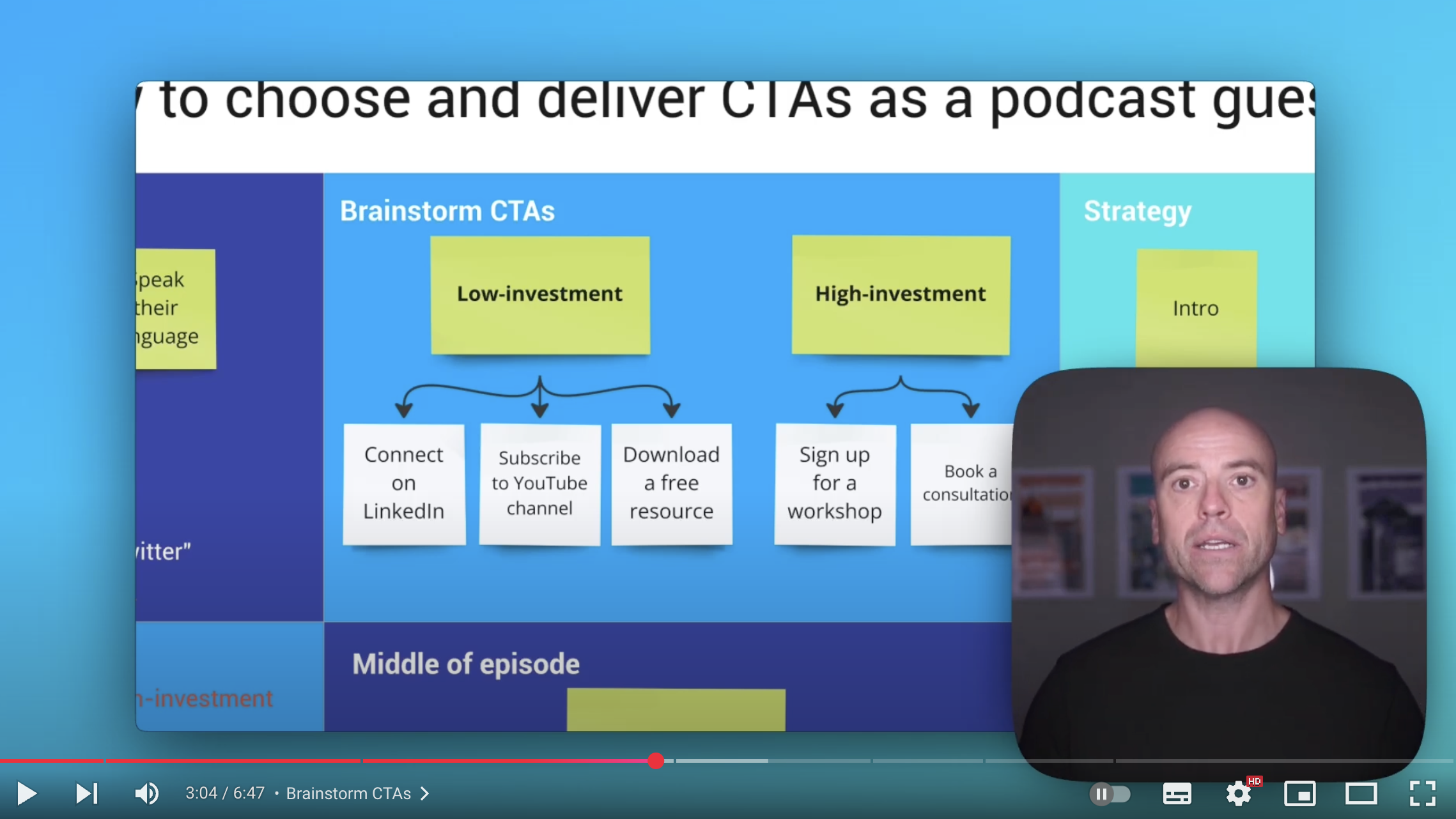 Podcast guest CTAs