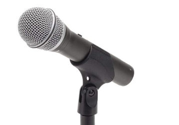 Podcast guesting microphone