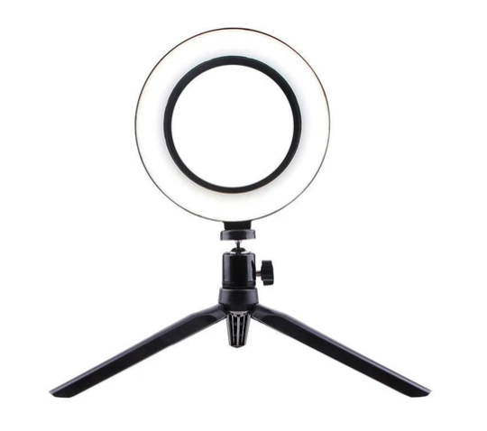 Ring light for podcast guest repurposing