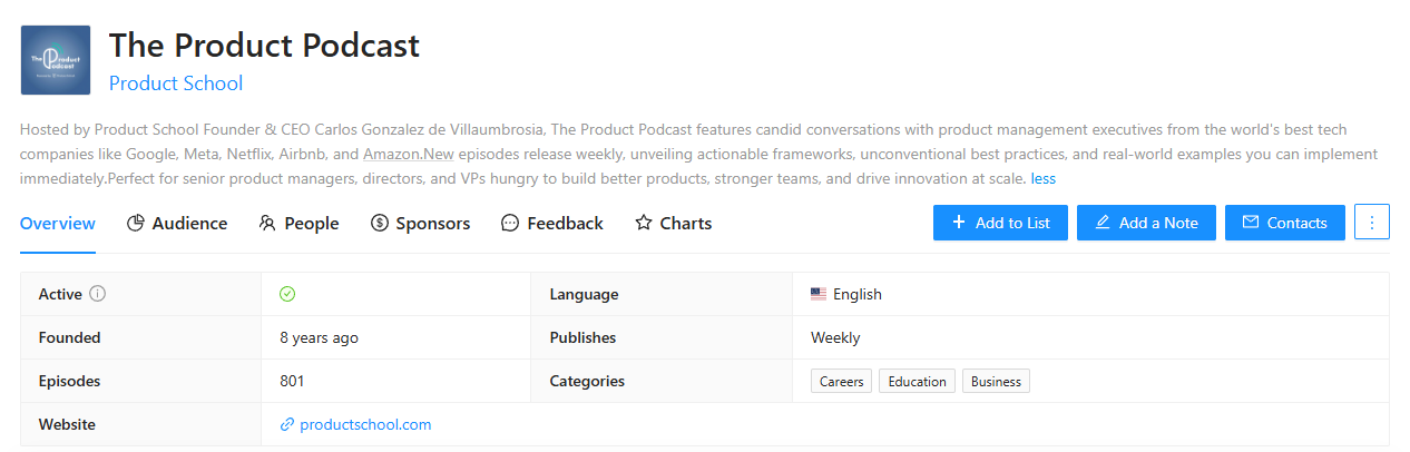 The Product Podcast