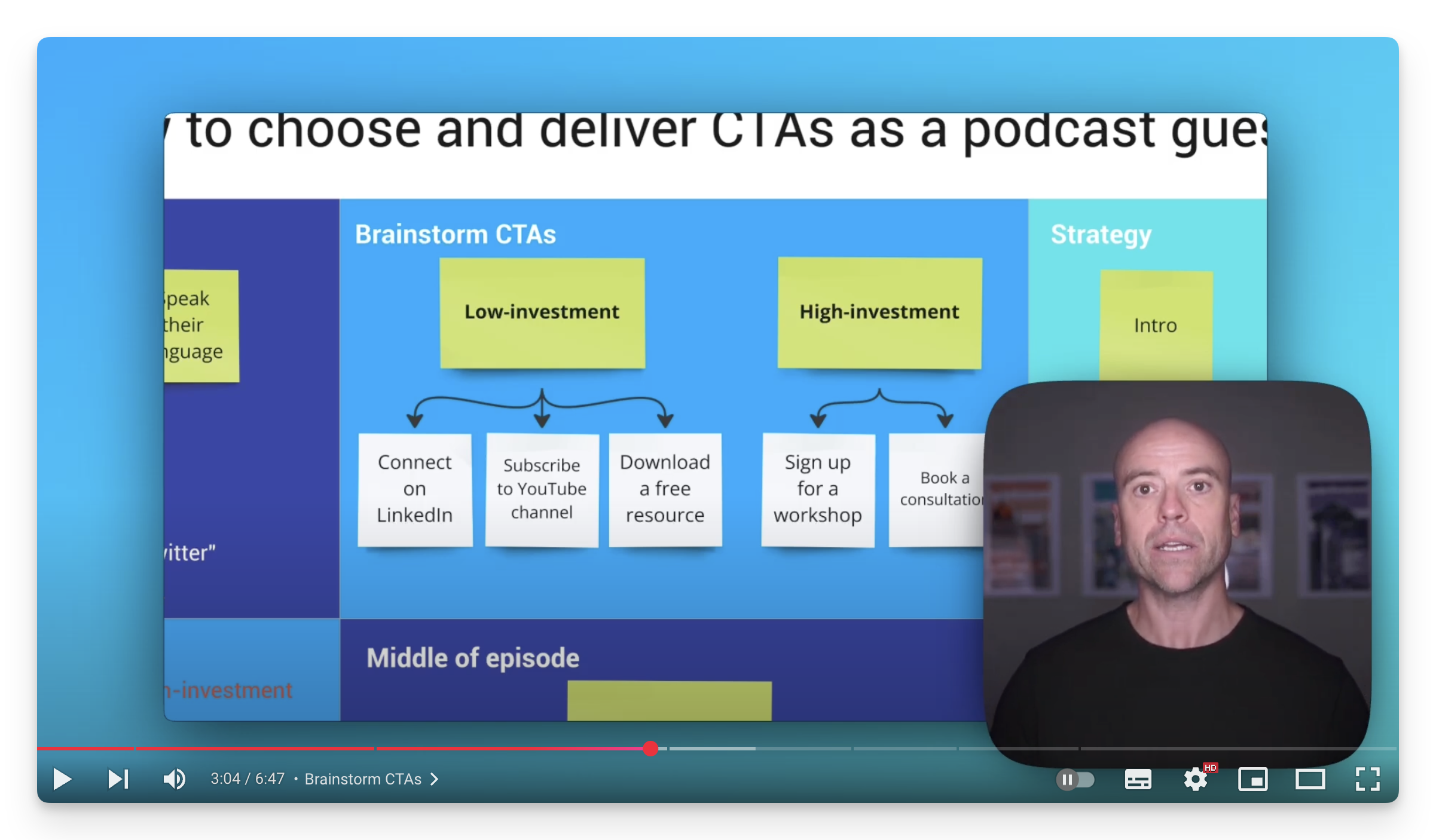 Podcast guest CTAs