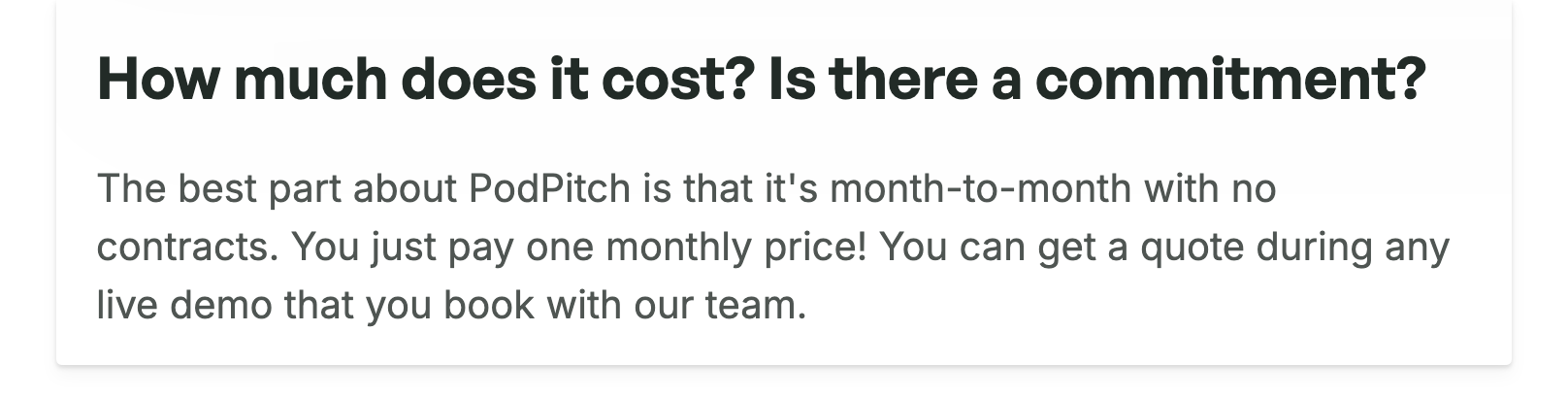 PodPitch Pricing: How Much Does It Cost?