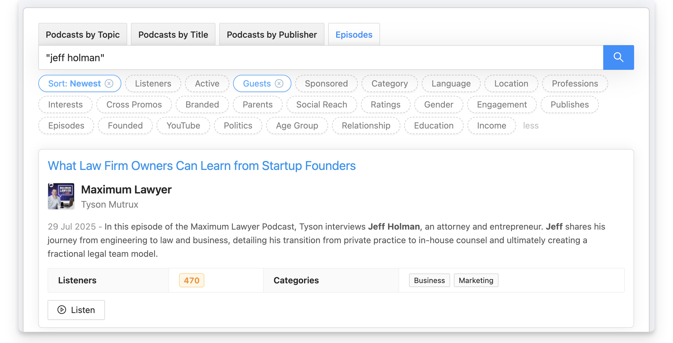 How Founders Use Rephonic to Get Featured on Podcasts