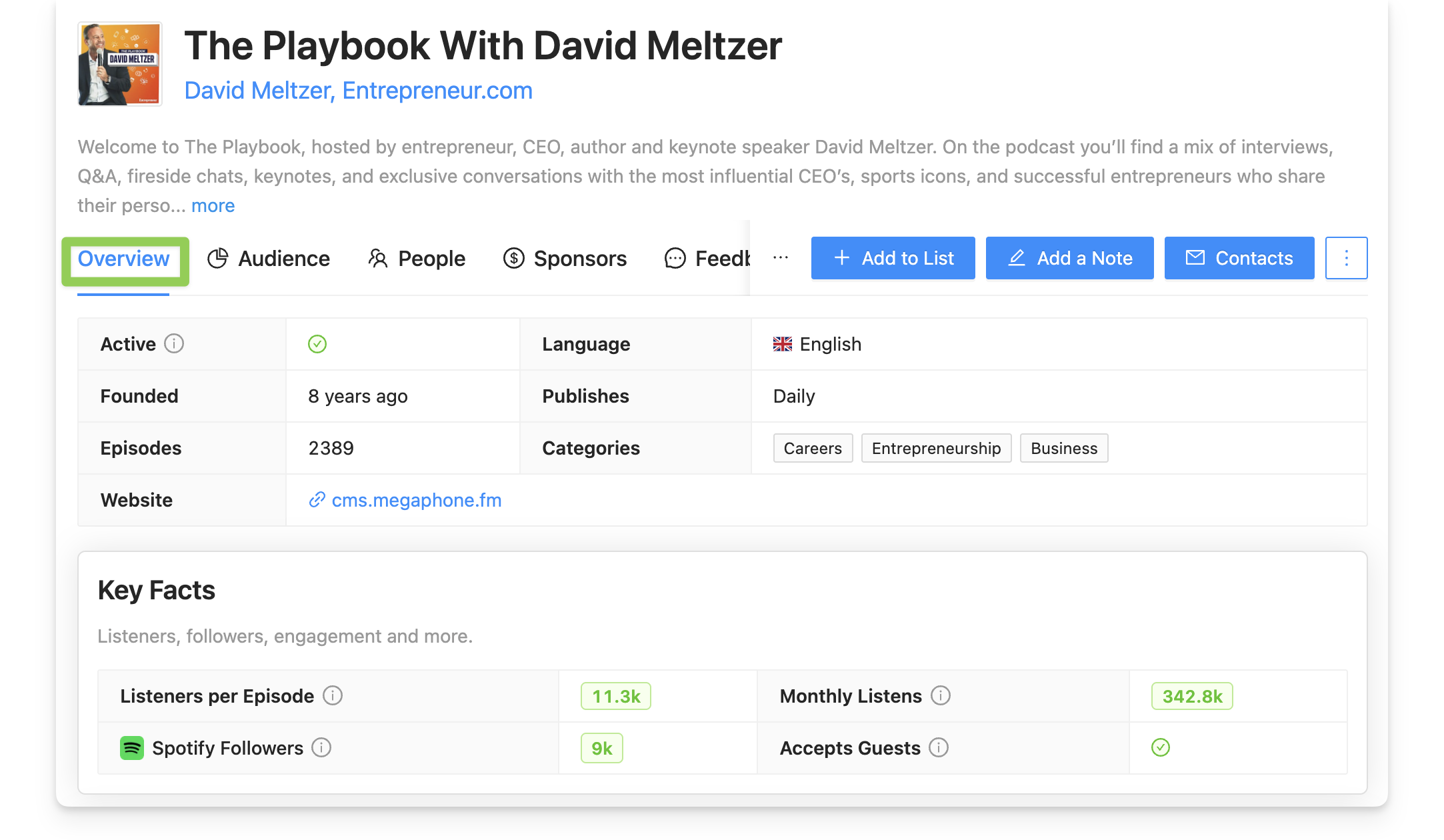 The Playbook podcast overview