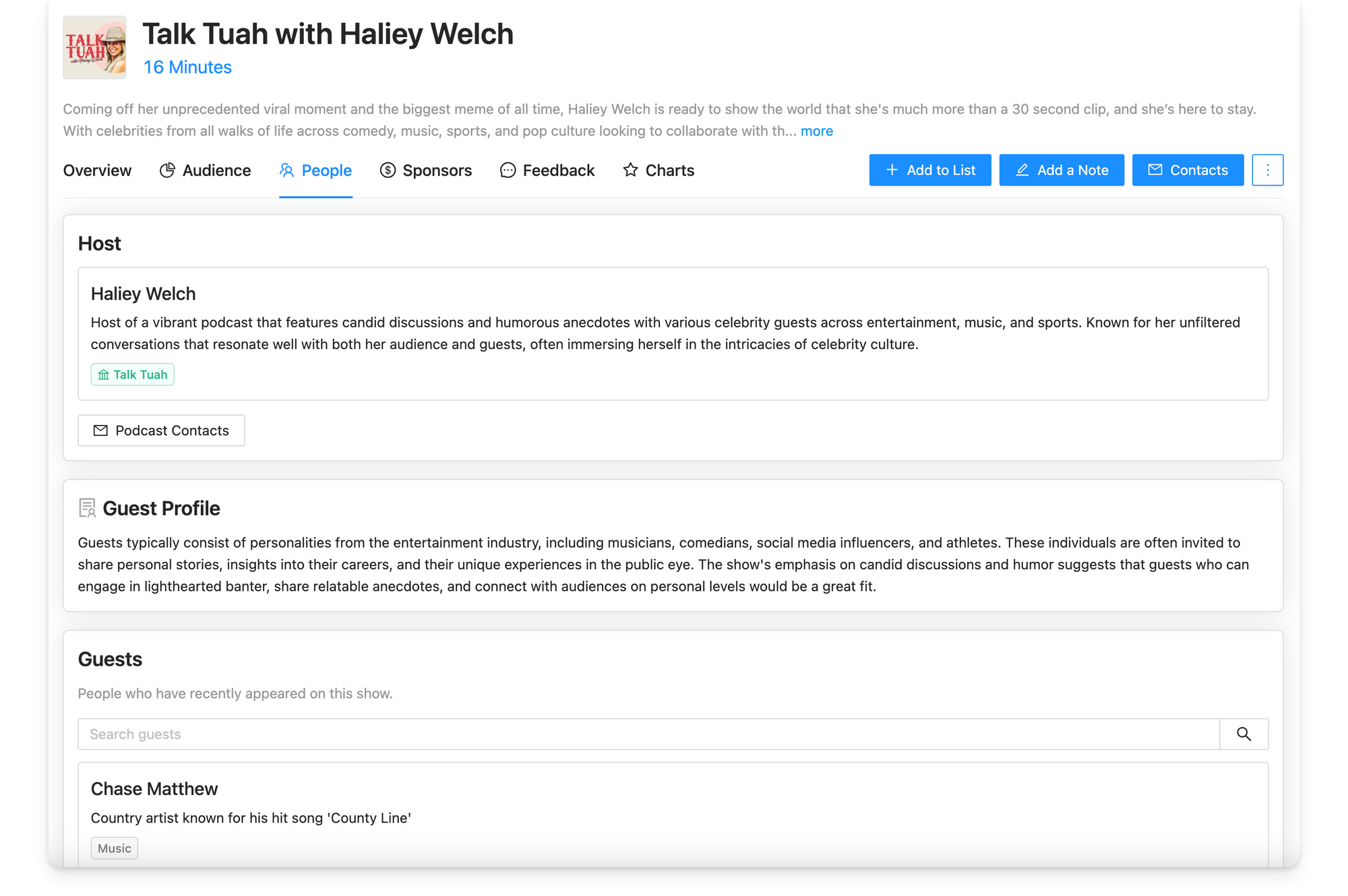 Talk Tuah podcast guests