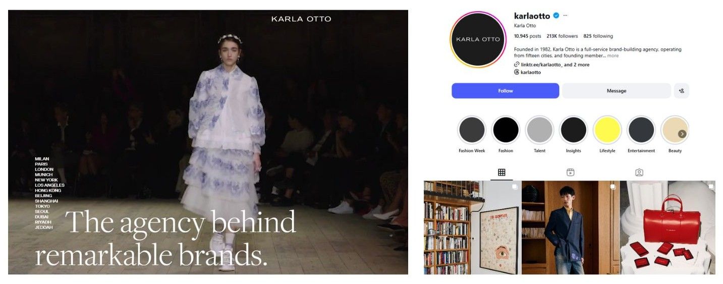 Karla Otto fashion PR agency