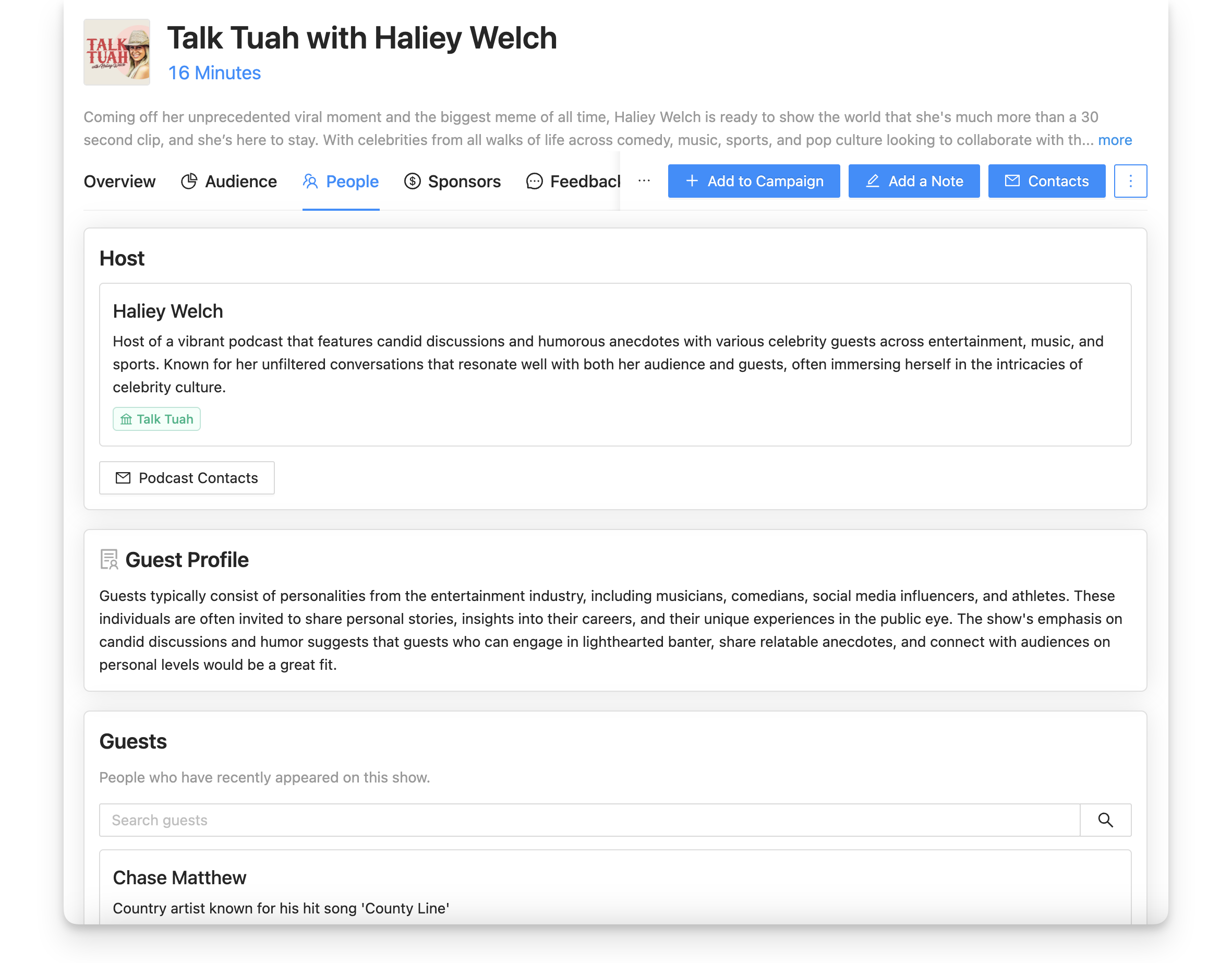 Talk Tuah podcast guests