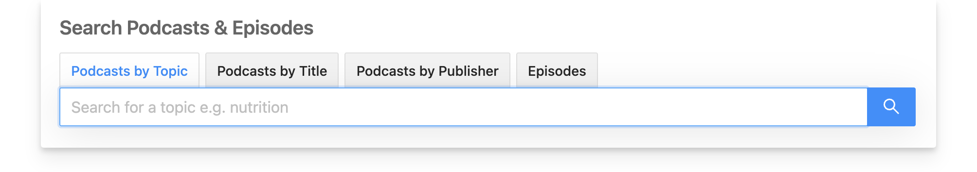 Rephonic search tool