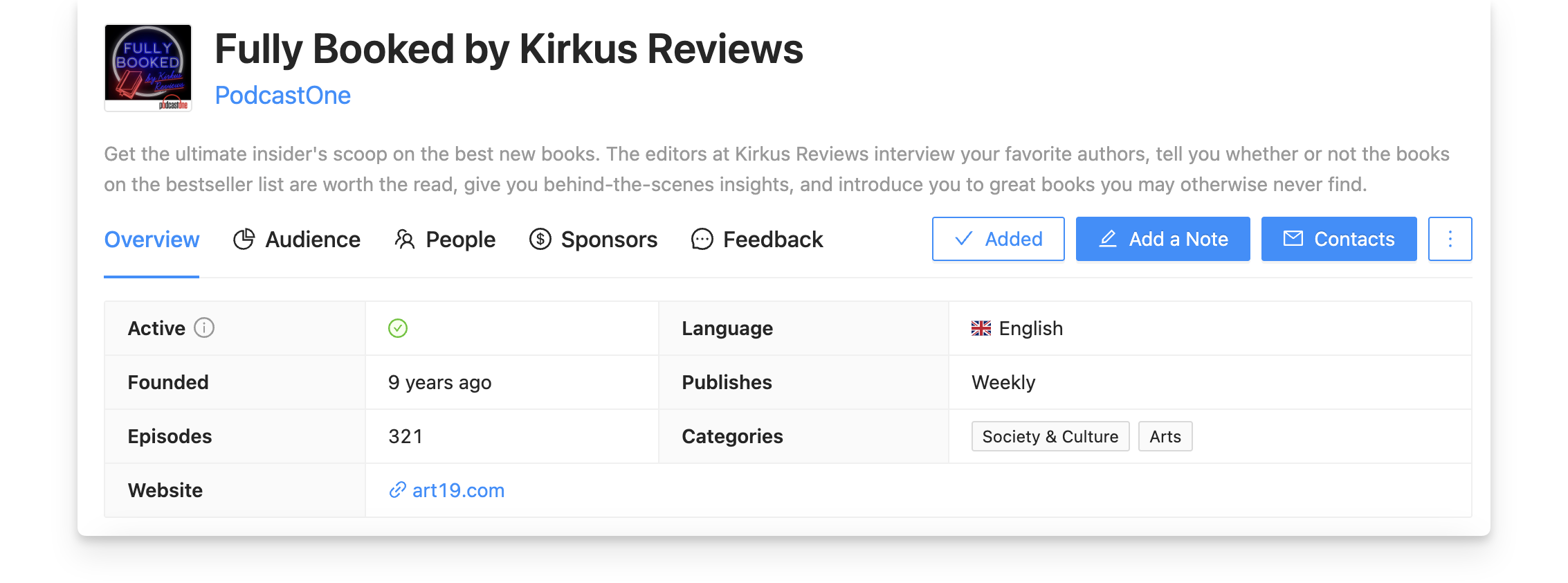 Fully Booked author interview podcast data