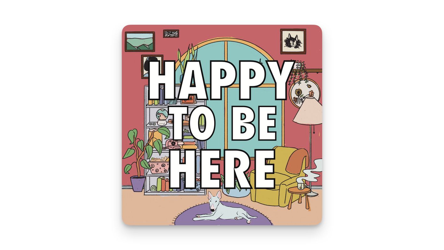 Happy To Be Here author interview podcast