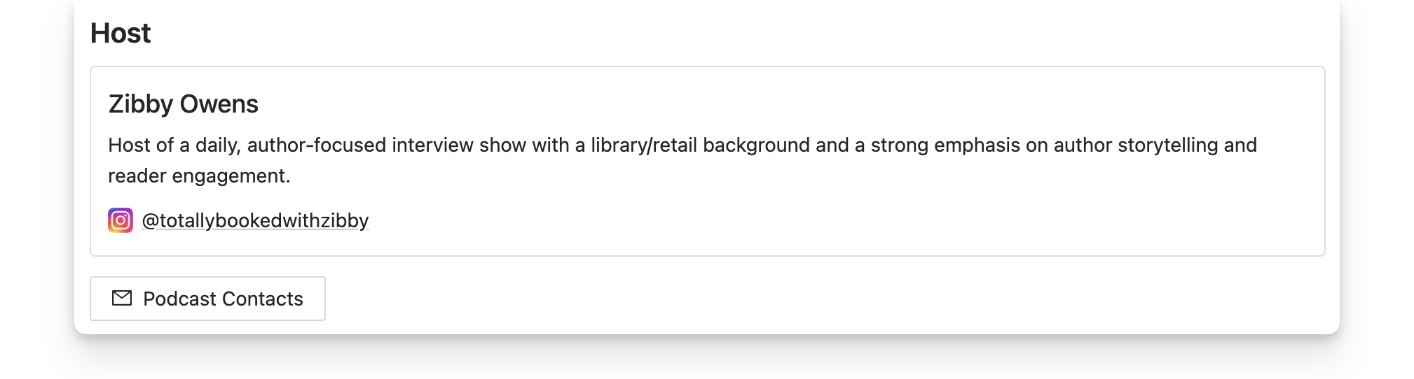 Totally Booked podcast host